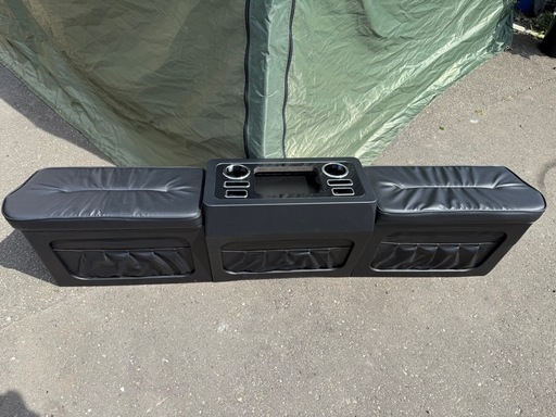 200系ハイエース ワイド用 セカンドシート テーブル ピアノブラック