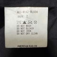 AMERICAN RAG  CIE 本革ライダースジャケット　サイズ2の画像