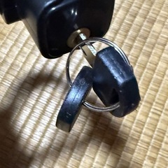 自転車　ワイヤーロック（80cm、鍵式）の画像