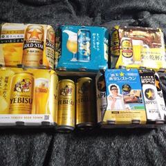 お話し中！ビール500ml缶32点おつまみ19点セットの画像