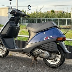 原付⭕️ホンダタクト　16⭕️バッテリー新品⭕️カッコい青の画像