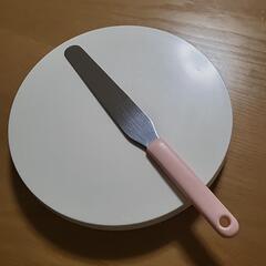 ケーキ回転台&パレットの画像