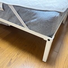 ベッド＋マットレスセット　1.4m 硬めの画像