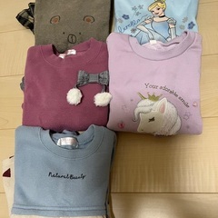 【7/30まで】 120cm女児トップス24+5点1,000円　割引有　発表会セット含むの画像