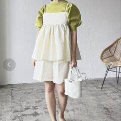 ［8/23］40%OFF　ふくれジャガードぺプラムキャミソールの画像