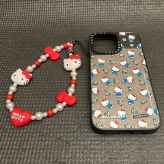CASETiFY　Hello Kitty　コラボ　iPhoneケース＆ストラップの画像