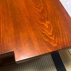 ローテーブル　ケヤキ　民藝　座卓　木製の画像