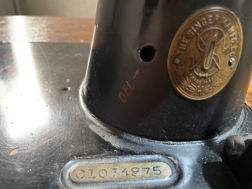 100年以上前のドイツシンガー　職業用　稼働品 最終 近日処分 100年以上前のドイツシンガー 職業用 稼働最終