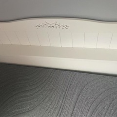 シングルベッド　マットレス付きの画像