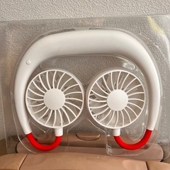 新型ネックファン 携帯便利 ミニ扇風機の画像