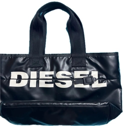 【美品】7/21削除予定　DIESEL 黒 ナイロン ハンドバッグ 美品】7/21削除予定 DIESEL 黒 ナイロン ハンドバッグ - メルカリ
