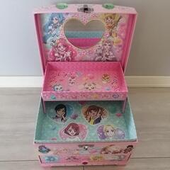 プリキュア　鍵付き収納ボックスの画像