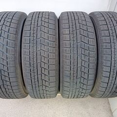 冬★アルファード★美品★ヴェルファイヤ★16インチ★トヨタ専用【富山市】215/65R16 日本製 ヨコハマ 中古4本 人気 ガンメタ色アルミホイールの画像