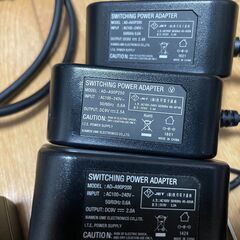 ACアダプター　秋月電子　各種　９個の画像
