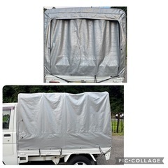 幌 シート 枠組み のみ 軽トラ 防水 幌車用の画像