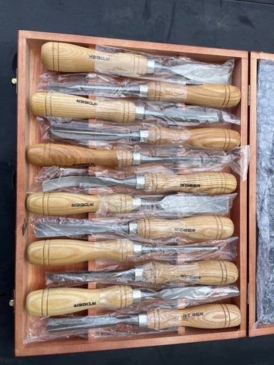 R'DEER RT-M112 木工用ノミ12本セット