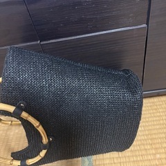 夏用カゴバックの画像
