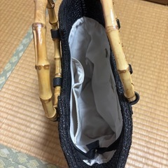 夏用カゴバックの画像