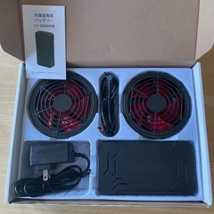 新品✨ファンバッテリーセット 30000mAh 【24V高出力／長時間稼働】 作業服の画像