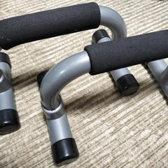 ダンベル10kg ×2、プッシュアップバーセットの画像