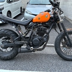 TW200カスタム　実働の画像