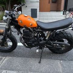 TW200カスタム　実働の画像