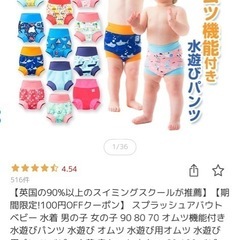 水遊び用オムツ、スイムパンツの画像