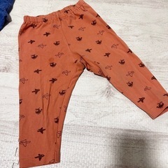 80cm 7分丈と10分丈ボトムス 3枚セット まとめ売り ユニクロの画像