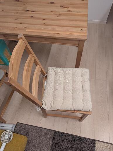 最終値下げ【直接引取限定】IKEA ヨックモックダイニングテーブルチェアセット IKEA ヨックモック ダイニングテーブルセット
