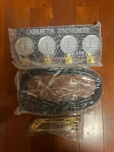 未使用　バキュームゲージ　4連