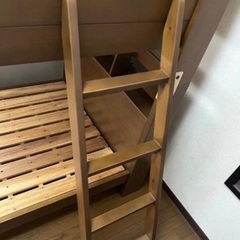 2段ベット　マットレス付きの画像