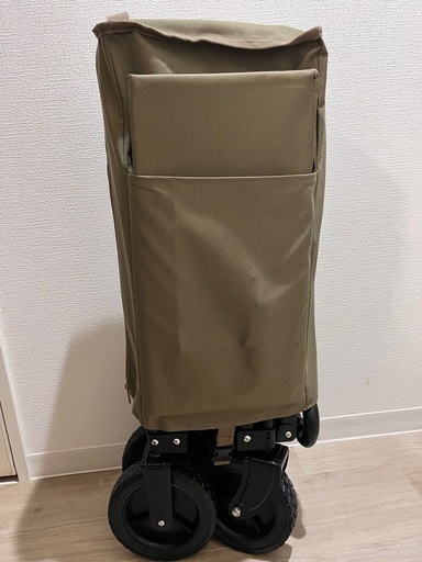 売れました！【新品・未使用】DoD：フォールディングキャリーワゴンウォッシャブル　カーキ