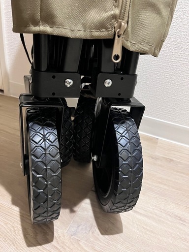 売れました！【新品・未使用】DoD：フォールディングキャリーワゴンウォッシャブル　カーキ