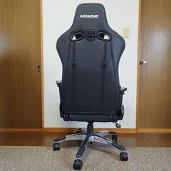 【未使用】AKRacing Pro-X V2 AKレーシング ゲーミングチェア オフィスチェア グレー ワイドモデル Pro-Xシリーズ 高耐久PUレザーの画像