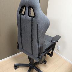 【美品】GTRACING ゲーミングチェア グレーの画像