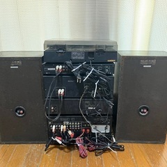配達無料ジャンク ケンウッド KENWOOD オーディオ機器 スピーカーセット の画像