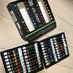 【1度のみ使用】油絵用6点セットの画像