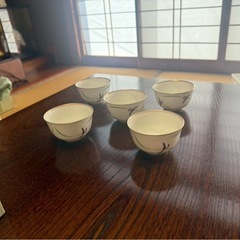 香蘭社　湯呑み　5点セットの画像