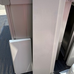 ヨドコウ ヨド物置 カギ付 エスモ 1807Y W180cm D75cm H111.3cm 3枚扉の画像