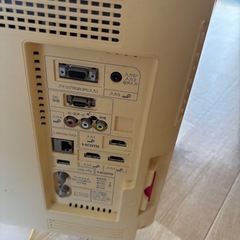 【SHARP AQUOS 27インチ ホワイト】2012年製 テレビ 譲りますの画像