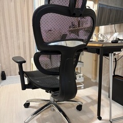 【早いもの勝ち】デスクチェア　ハイバック&メッシュ　リクライニング付き  の画像