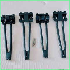 【新品】4本セット 折りたたみ テーブル アイアンレッグ 26cm DIYの画像