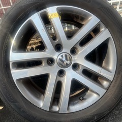 VW純正ホイール16インチ+ブリヂストン　レグノ205/55R16 91V 4本の画像