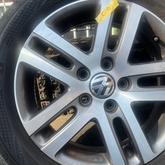 VW純正ホイール16インチ+ブリヂストン　レグノ205/55R16 91V 4本の画像