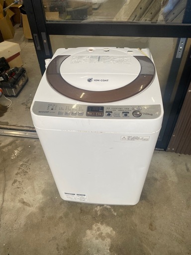 🌈福岡市内配送設置無料✨🌈全自動電気 洗濯機 シャープ SHARP