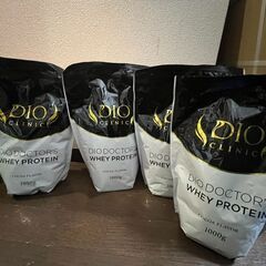 【新品未開封】ホエイ プロテイン　ココア　DIOクリニック　1000g　3袋セットの画像