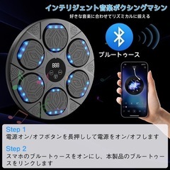 新品未使用 音楽　ボクシングマシン ミュージックボクシングマシン 【2025新昇級版モデル】 の画像