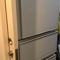 3ドア冷蔵庫 三菱 自動製氷製氷付き　
冷蔵庫の画像