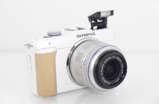 OLYMPUS PEN E-PL1 レンズキットホワイト (カフェイン中毒) 箱崎