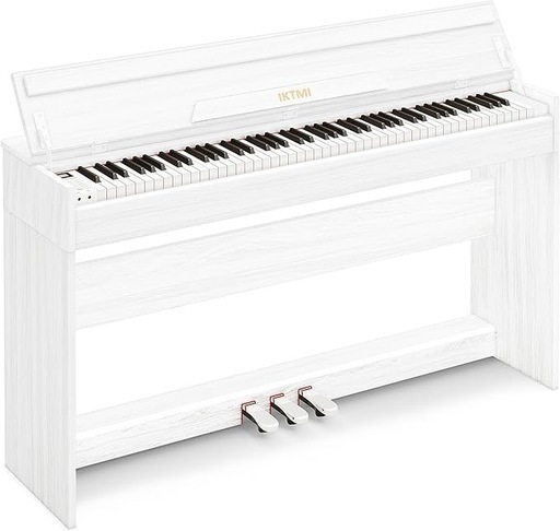 電子ピアノ　88鍵盤　白